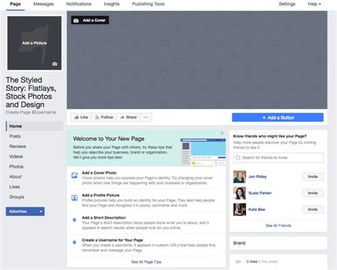 do facebook pages have stories.